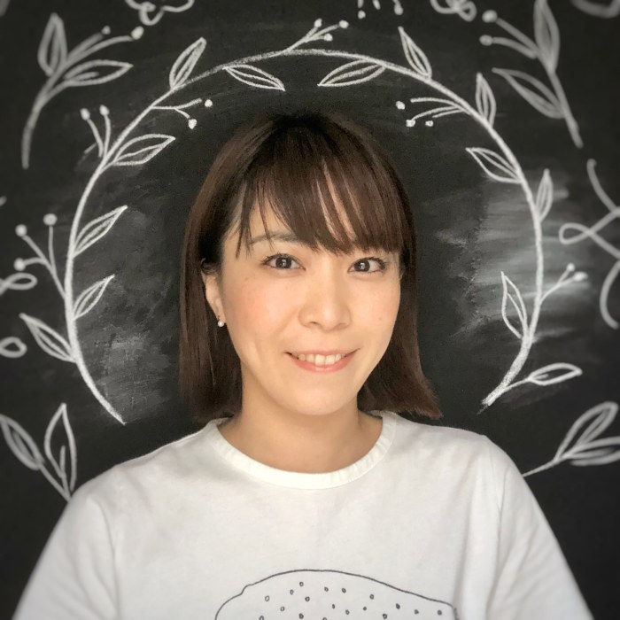 チョークアート・ハンドレタリング作家 若井美鈴さんの写真