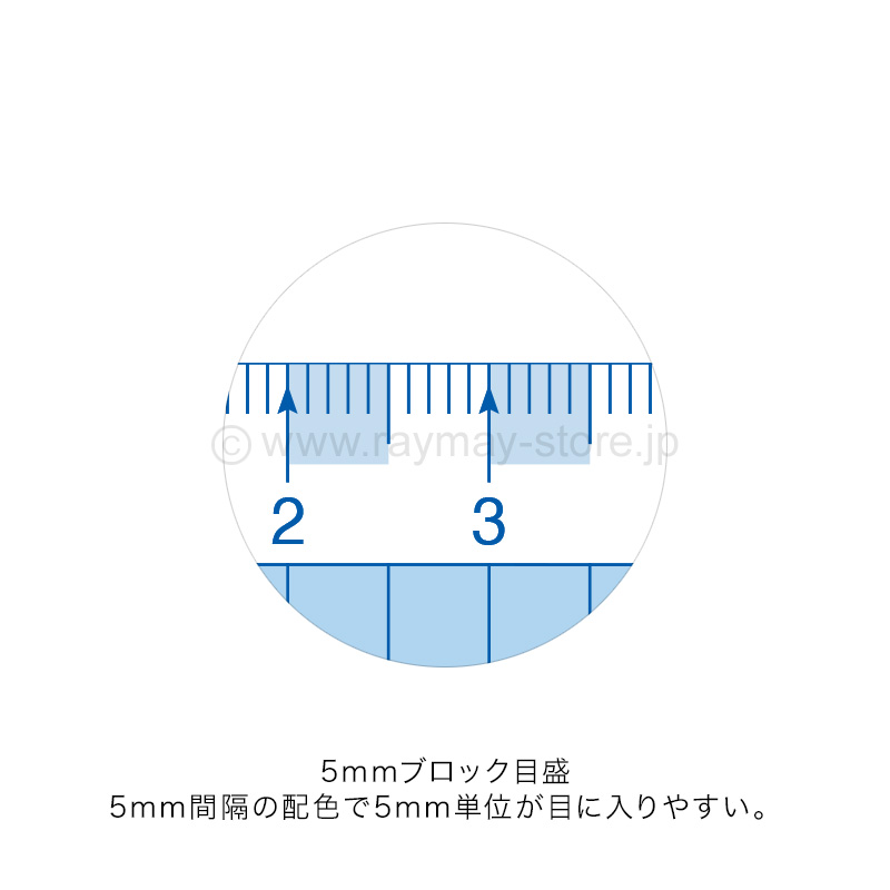 めいめいめい3様　確認用 見やすい方眼定規（36cm） / レイメイストア / 株式会社レイメイ藤井