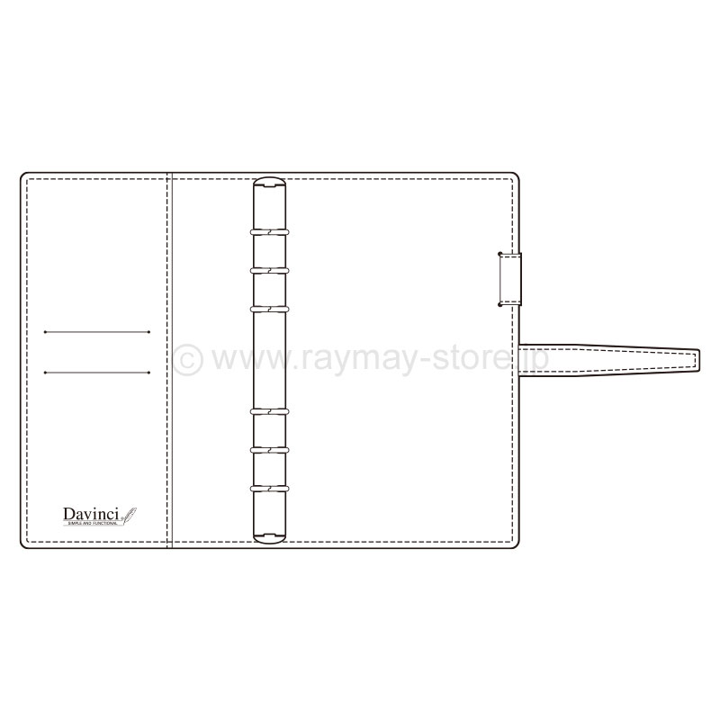 ダ・ヴィンチ 聖書サイズ システム手帳（リング15mm） / レイメイ