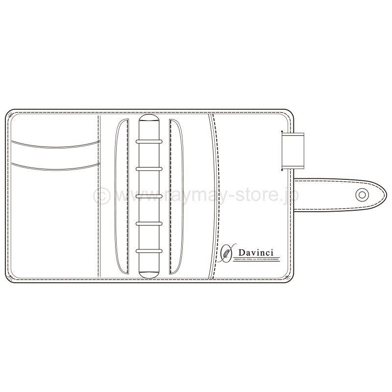 ダ・ヴィンチ ロロマホック mini5サイズ システム手帳（リング16mm