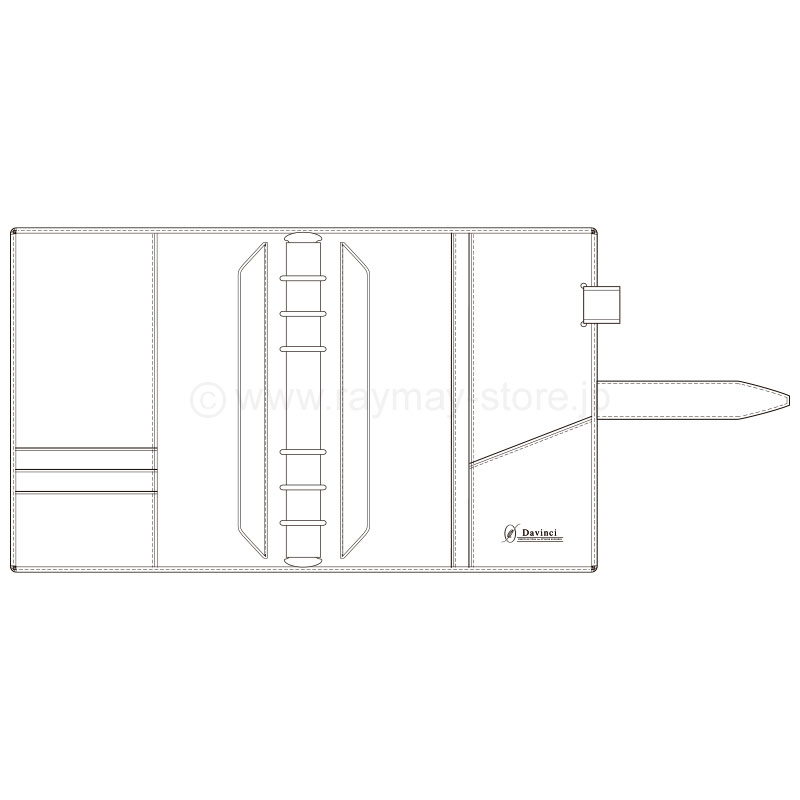 ダ・ヴィンチ グランデ ロロマクラシック A5サイズ システム手帳