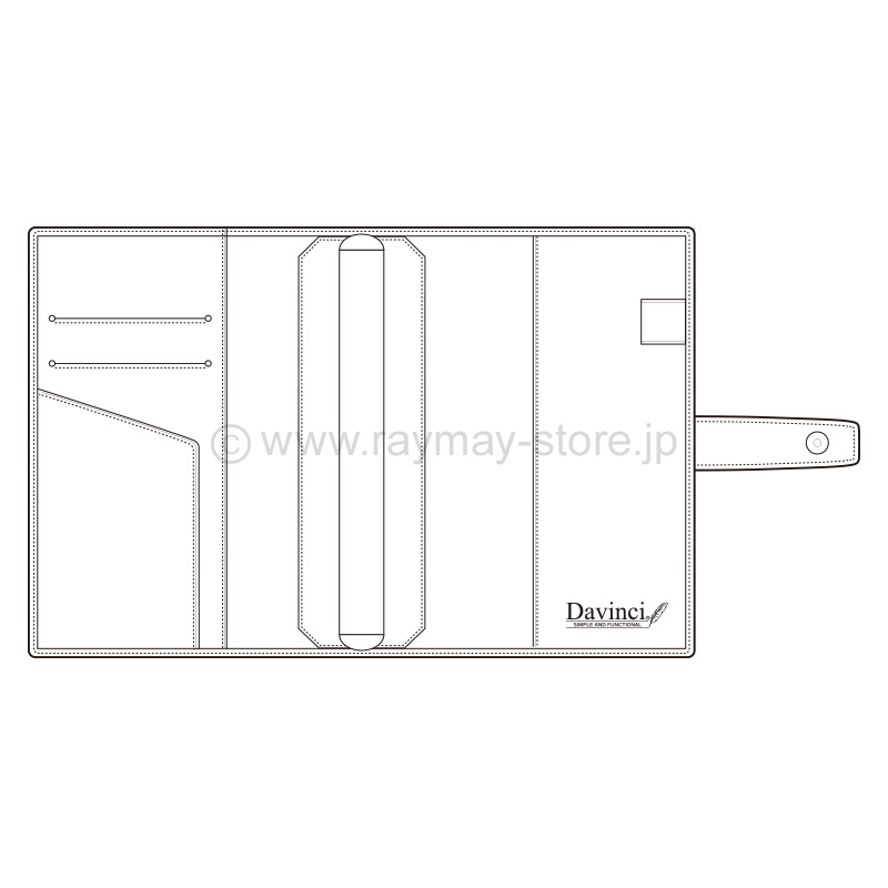 ダ・ヴィンチ A5サイズ システム手帳（リング20mm） / レイメイストア 