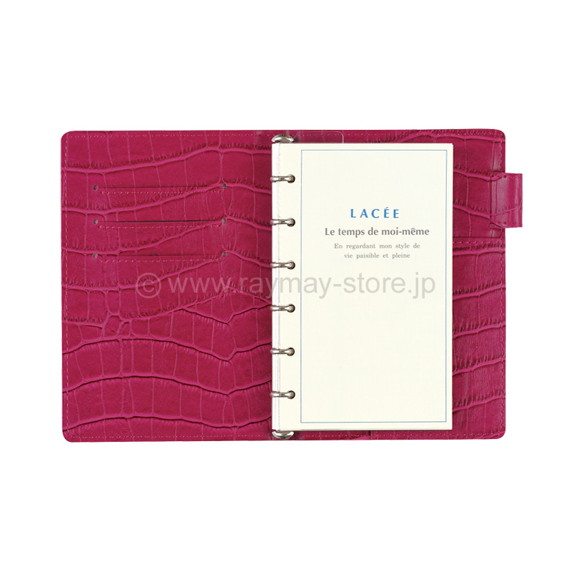 ラセ ジャストリフィルサイズ ポケットサイズ システム手帳（リング8mm