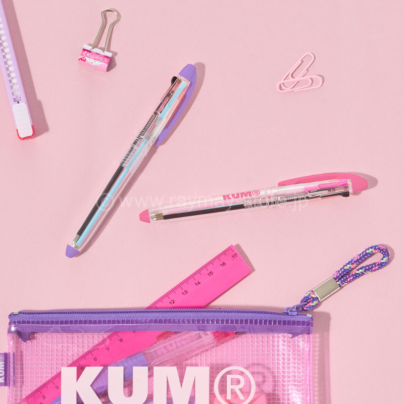 minee 3 インディピンク KUM 3-color ボールペン / レイメイストア / 株式会社レイメイ藤井