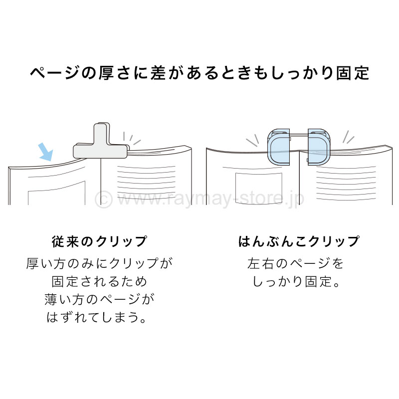 ケプト はんぶんこクリップ / レイメイストア / 株式会社レイメイ藤井