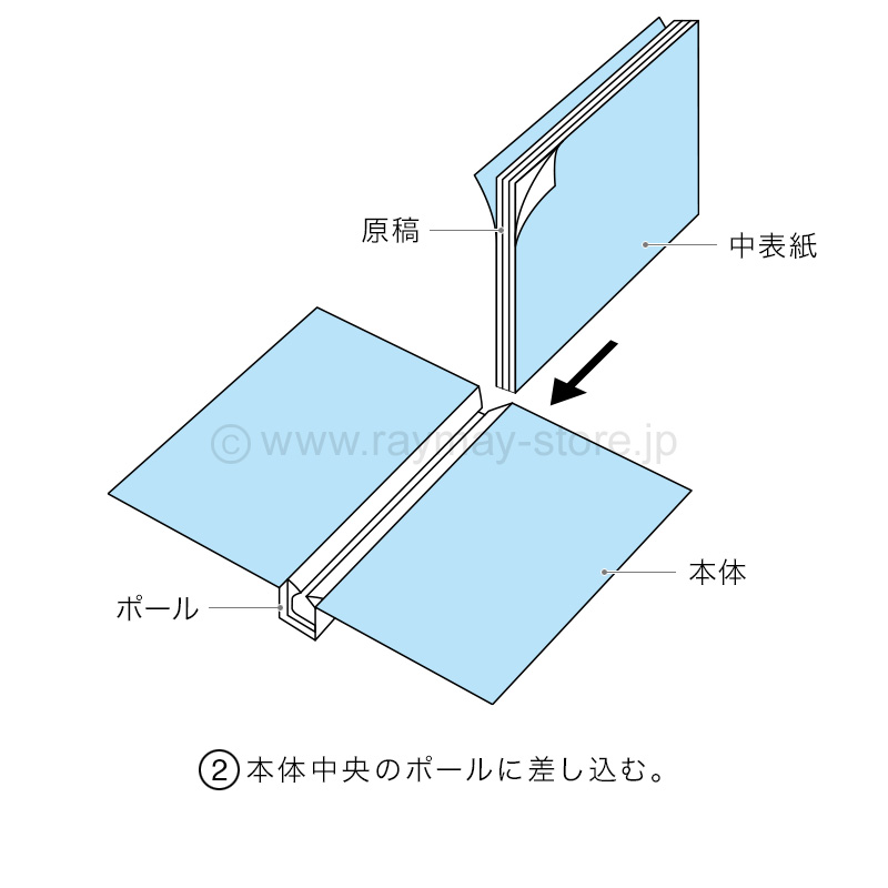 製本工房 A5サイズ 50枚収納タイプ / レイメイストア / 株式会社レイメイ藤井