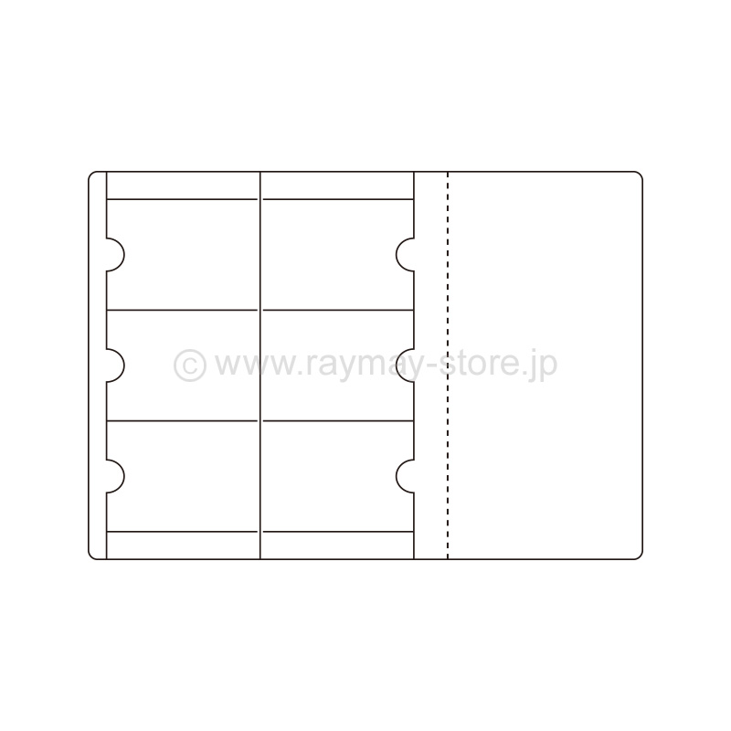 差し込み式カードホルダー A5スリムサイズ / レイメイストア / 株式