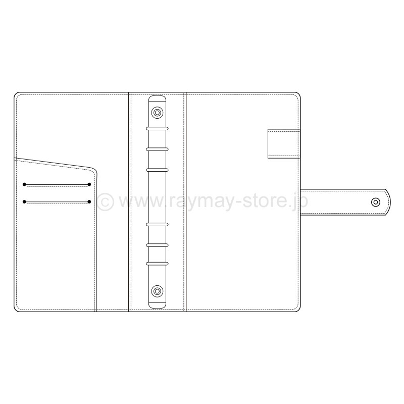 キーワード トレンド 聖書サイズ システム手帳（リング15mm